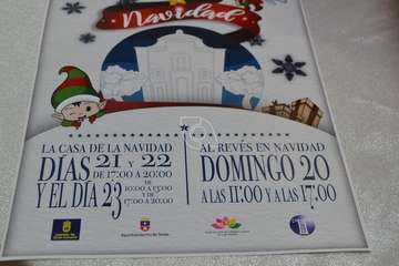 Presentación del proyecto 'Telde en Navidad' con presencia de Papá Noel y su esposa/TA.